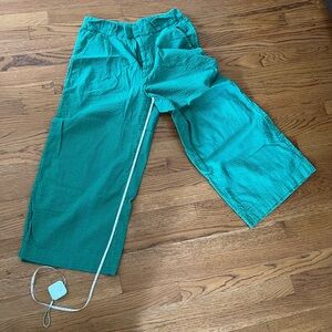 FP Movement by Free People Teal Cropped Wide-Leg Pants
